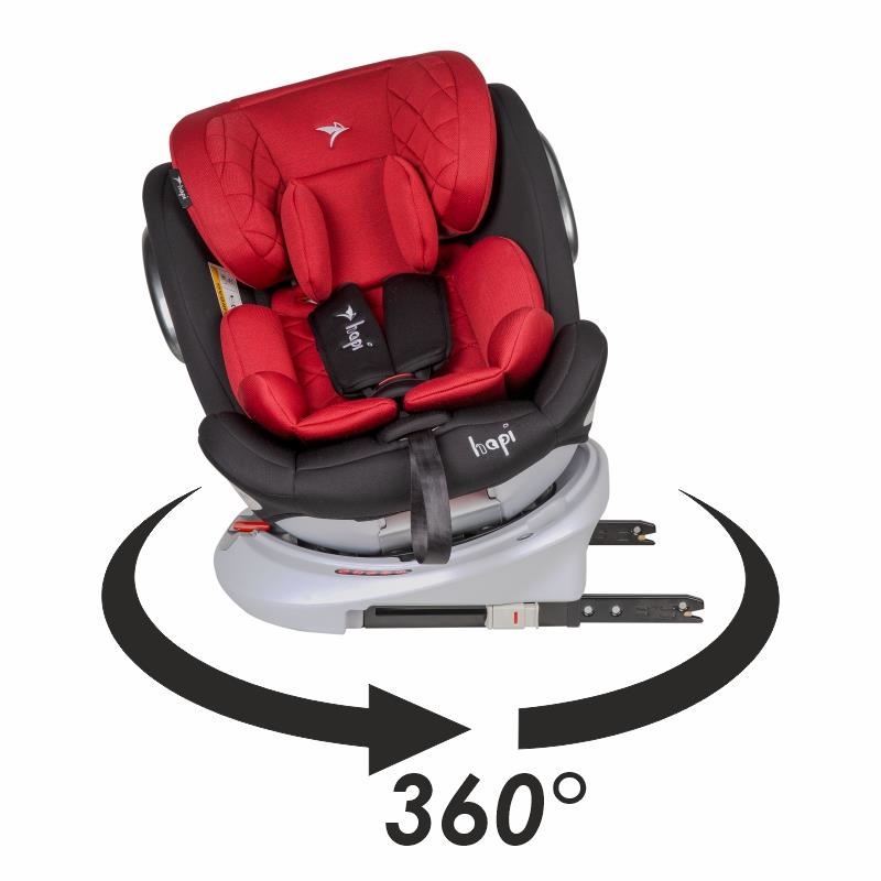 Hapi Ozy 360 Red Bērnu autosēdeklis 0-36 kg
