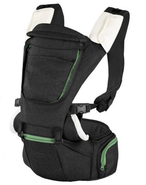 Ķengursoma Chicco hip Seat Carrier 3in1 Pirate Black