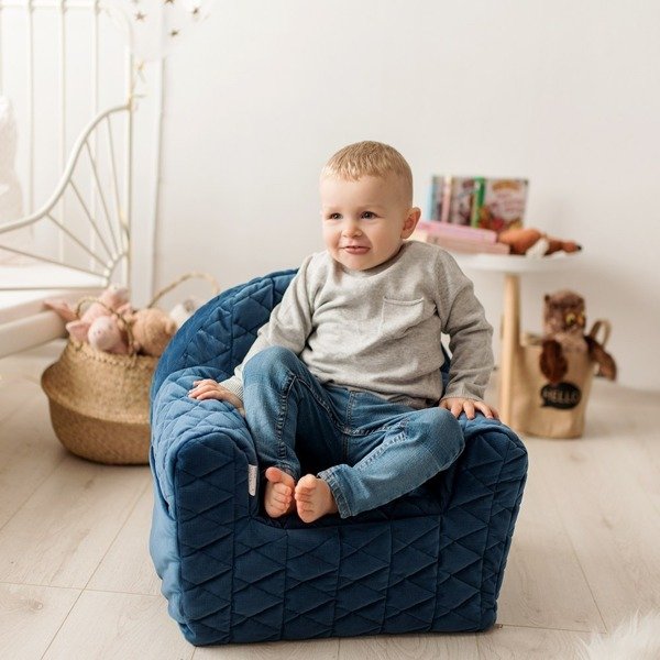 KLUPS Albero Mio Blue Bērnu krēsliņš-spilvens