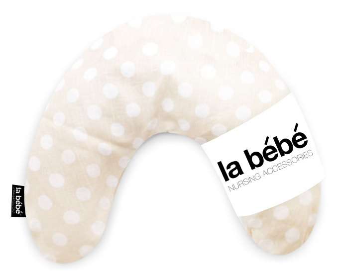 La Bebe Mimi Nursing Cotton Pillow Dots Atbalsta pakaviņš spilventiņš 19x46cm ceļojumiem