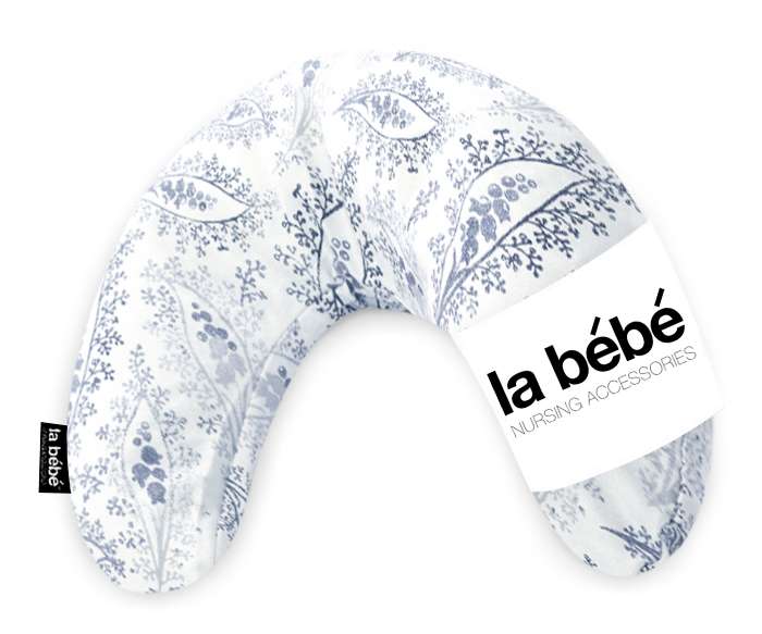 La Bebe Mimi Nursing Cotton Pillow Floral vintage white Atbalsta pakaviņš spilventiņš 19x46cm