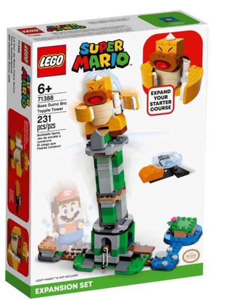 LEGO SUPER MARIO 71388 Bosa Sumo Bro Krītošais Tornis