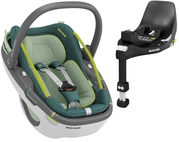 Maxi Cosi Coral 360 Essential green Bērnu autosēdeklis 0-13 kg + Familyfix 360 bāze