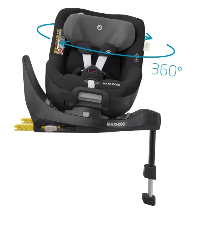 Maxi Cosi Mica Pro Eco i-Size 360 Authentic black Bērnu autosēdeklis 0-18 kg