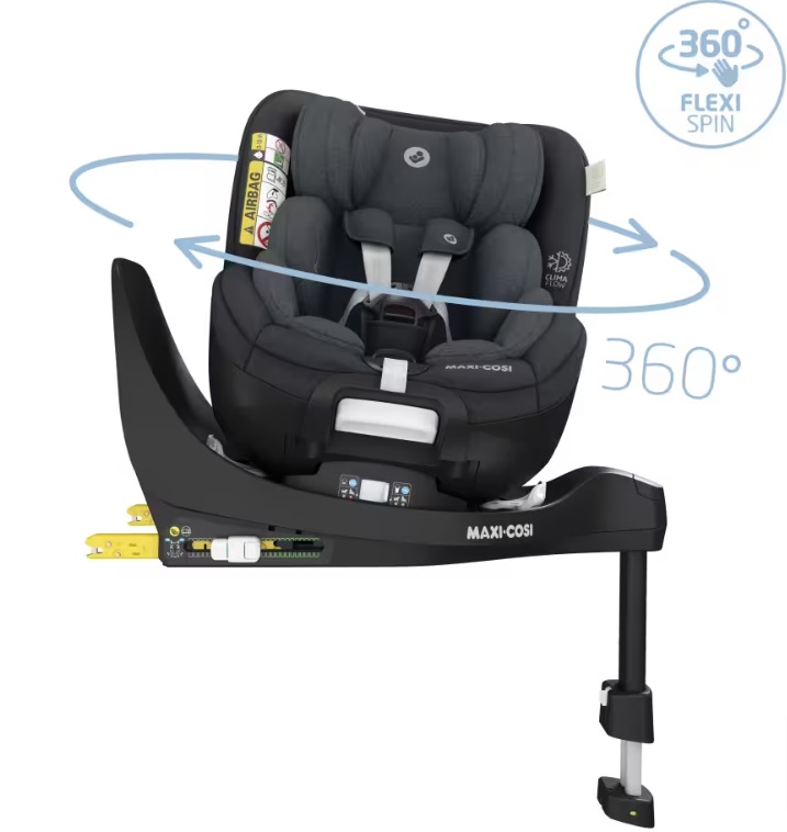 Maxi Cosi Mica Pro Eco i-Size 360 Authentic Graphite Bērnu autosēdeklis 0-18 kg