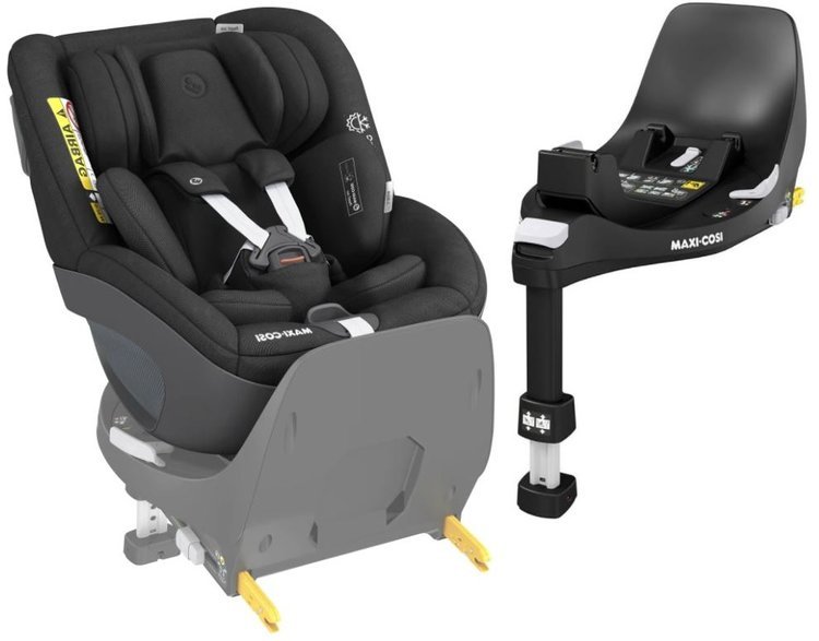 Maxi Cosi Pearl 360 Authentic black Bērnu autosēdeklis 0-18 kg + Familyfix bāze