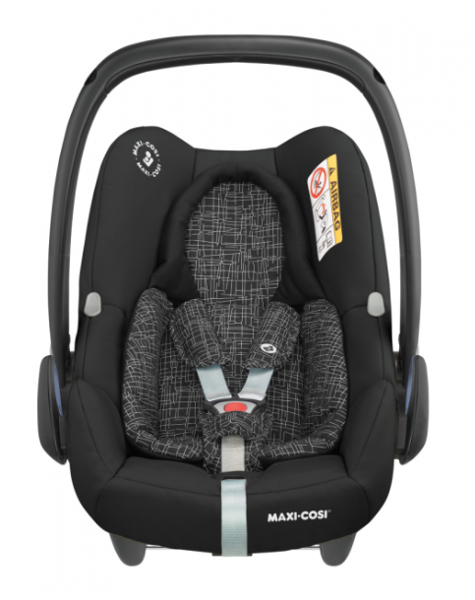 MAXI COSI Rock I-Size Black Grid Bērnu autosēdeklis 0-13 kg