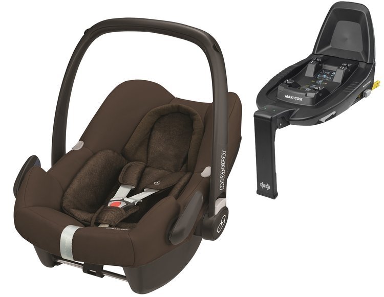 Maxi Cosi Rock Nomad Brown Bērnu autosēdeklis 0-13 kg + Familyfix2 bāze