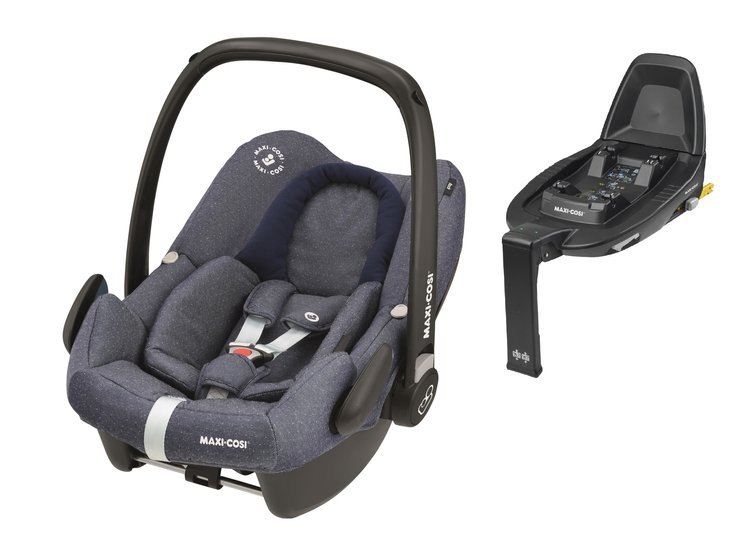Maxi Cosi Rock Sparkling Blue Bērnu autosēdeklis 0-13 kg + Familyfix2 bāze