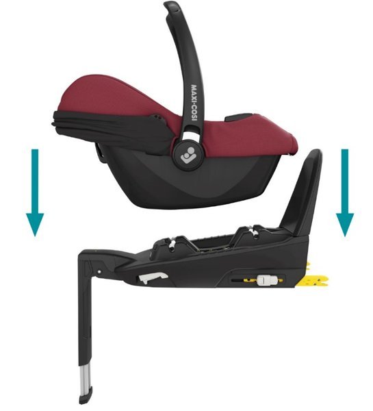 Maxi Cosi Tinca i-Size Essential red Bērnu autosēdeklis 0-13 kg + bāze FamilyFix2