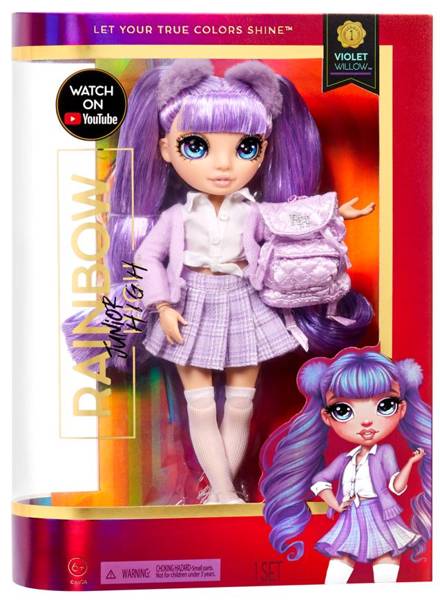 MGA Rainbow high fashion doll Violet Willow lelle