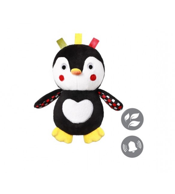 Mīkstā rotaļlieta ar grabuli Pingvīns BabyOno CONNOR 640