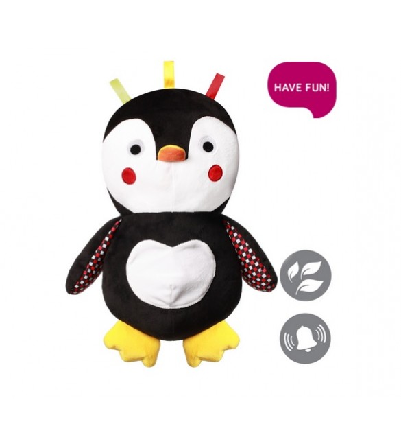 Mīkstā rotaļlieta ar grabuli Pingvīns BabyOno SIR CONNOR 647