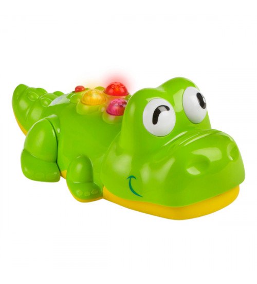 Muzikāla rotaļlieta Krokodils ar skaņu un gaismu WINFUN CB44522