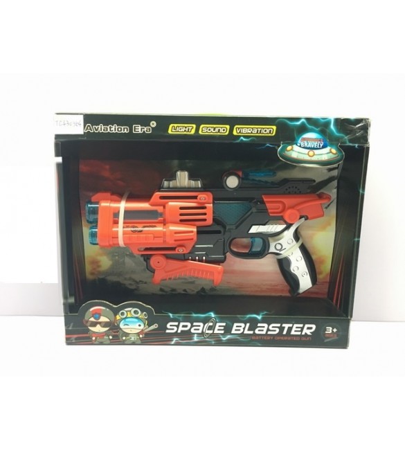 Pistole SPACE BLASTER ar skaņu, gaismu, vibrāciju TG430354