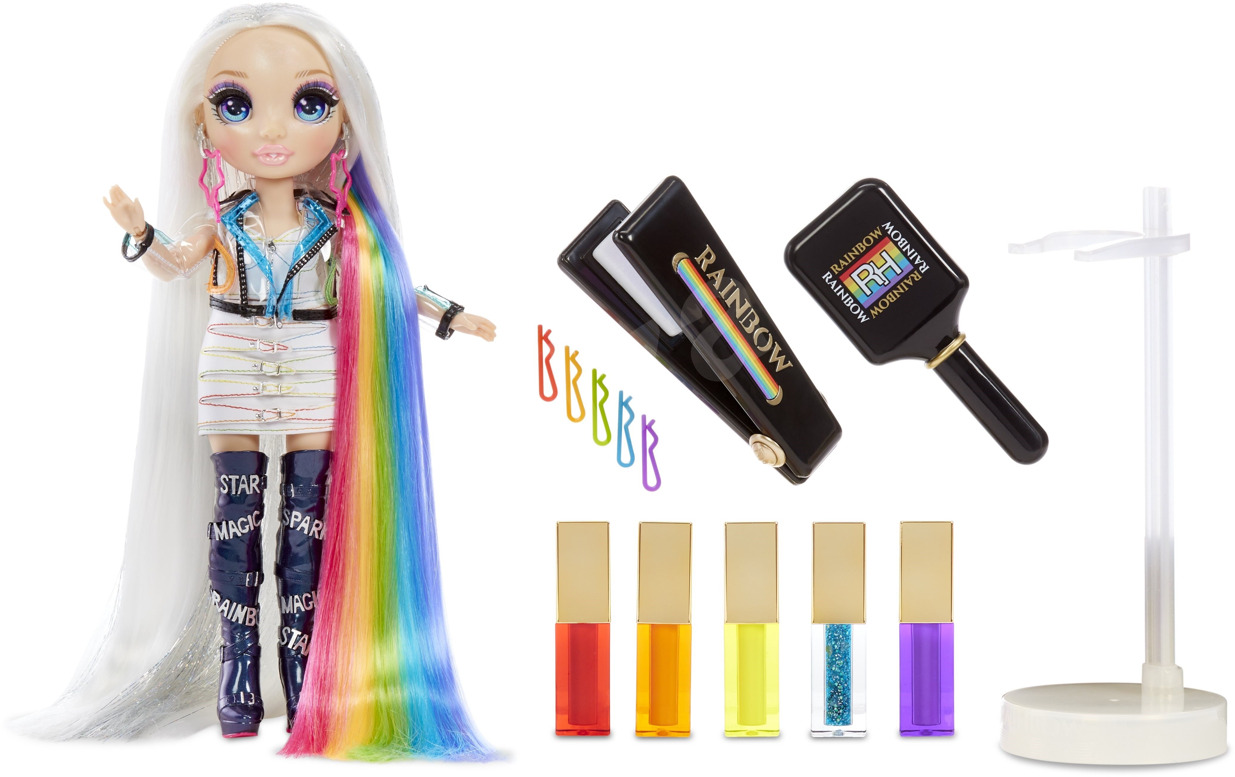 Rainbow High Hair Studio with Doll Spēļu komplekts ar ekskluzīvu lelli