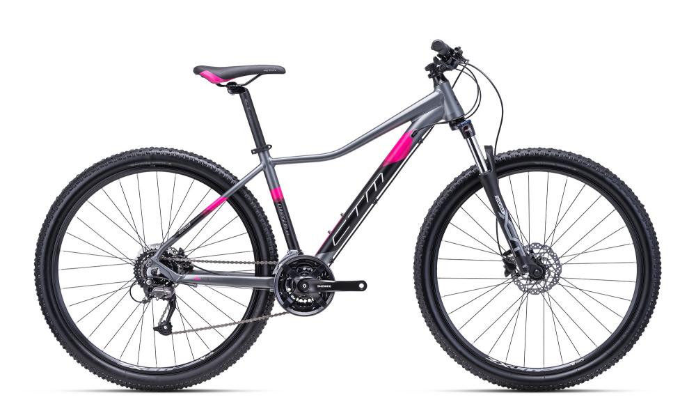Sieviešu velosipēds CTM Charisma 3.0 grey pink 29" L 18