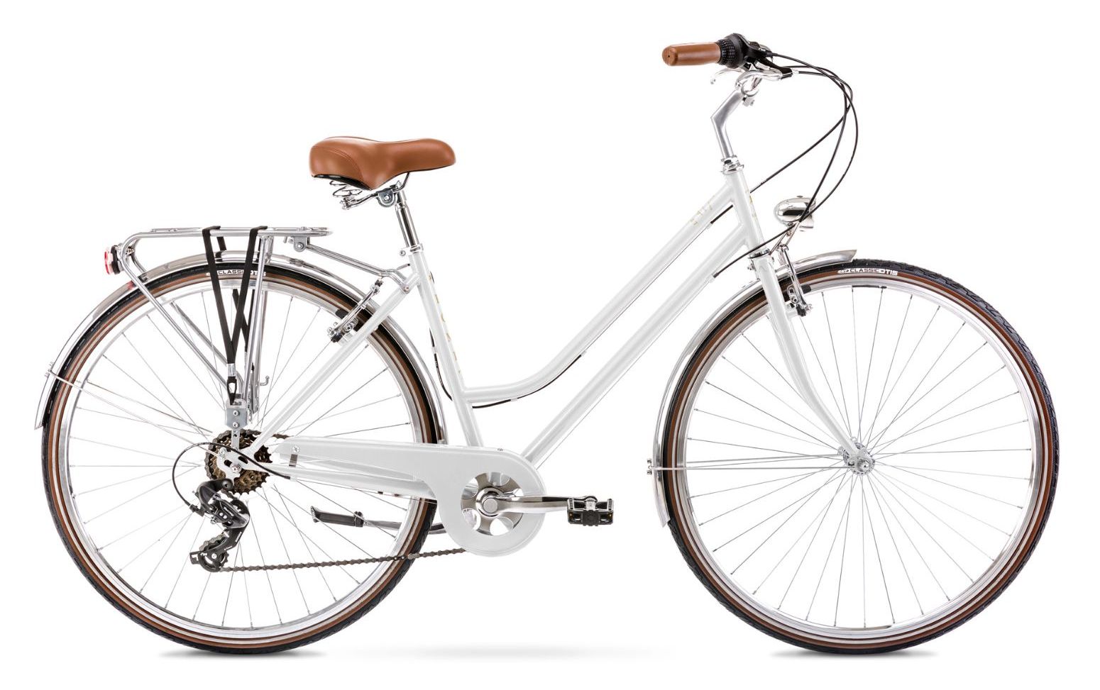 Sieviešu velosipēds Romet Vintage Eco D 28" Alu M White