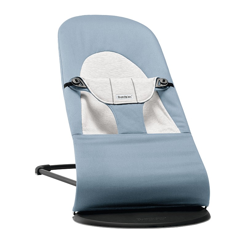 Šūpuļkrēsliņš BabyBjorn Bouncer Balance Soft Blue/Grey Cotton/Jersey 005045