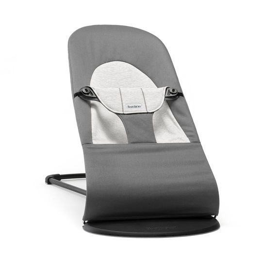 Šūpuļkrēsliņš BabyBjorn Bouncer Balance Soft cotton/jersey dark grey/grey 005084