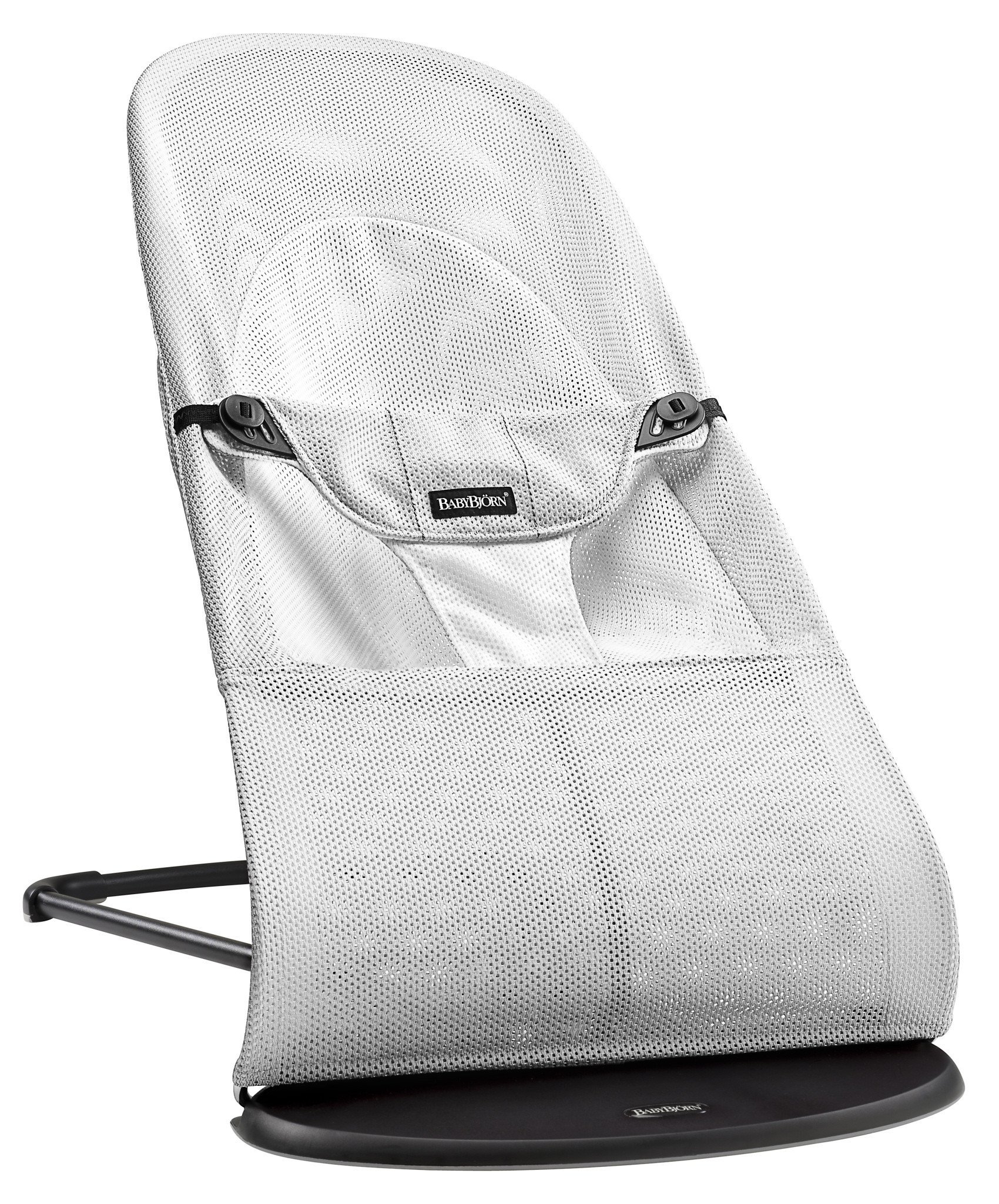 Šūpuļkrēsliņš BabyBjorn Bouncer Balance Soft Mesh silver/white 005029