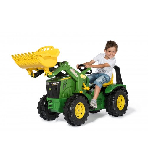Traktors ar pedāļiem rollyX-Trac Premium John Deere 8400R ar kausu 651047