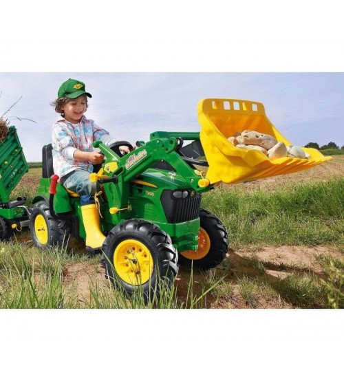 Traktors ar pedāļiem un piepūš. riteņiem Rolly Toys rollyFarmtrac John Deere 7930 ( 3 - 8 gadiem) 710126