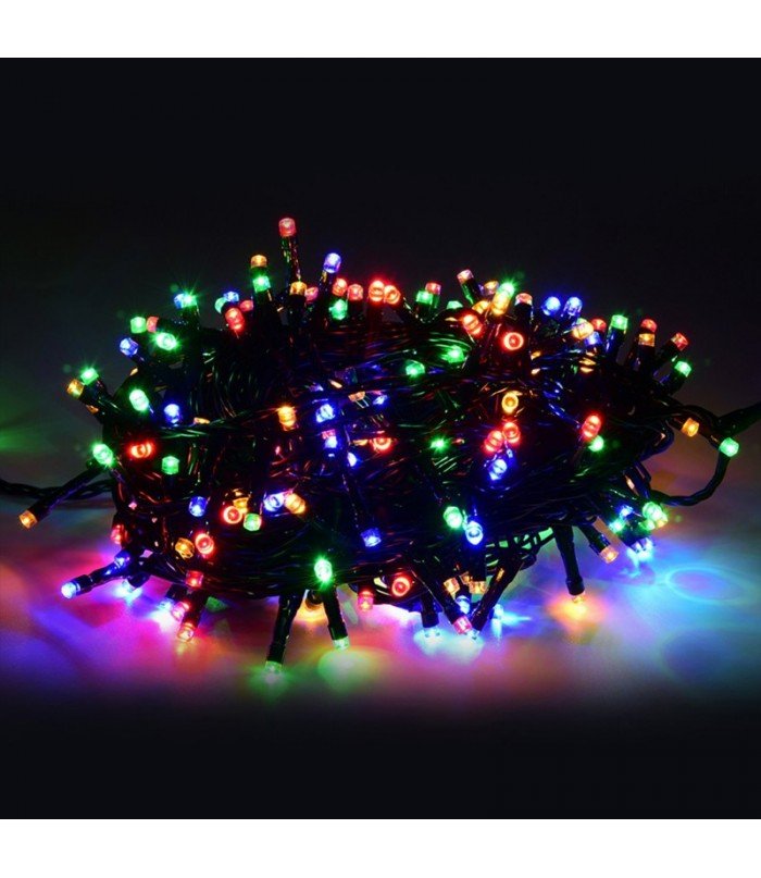Ziemassvētku virtene Multicolor 100 LED 9.7 m