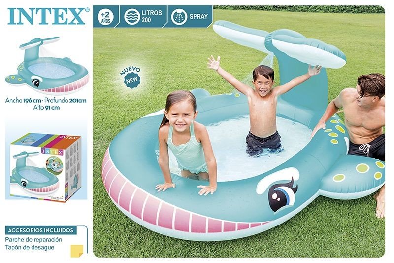 Baseins bērniem Piepūšamais Valis Intex 57440