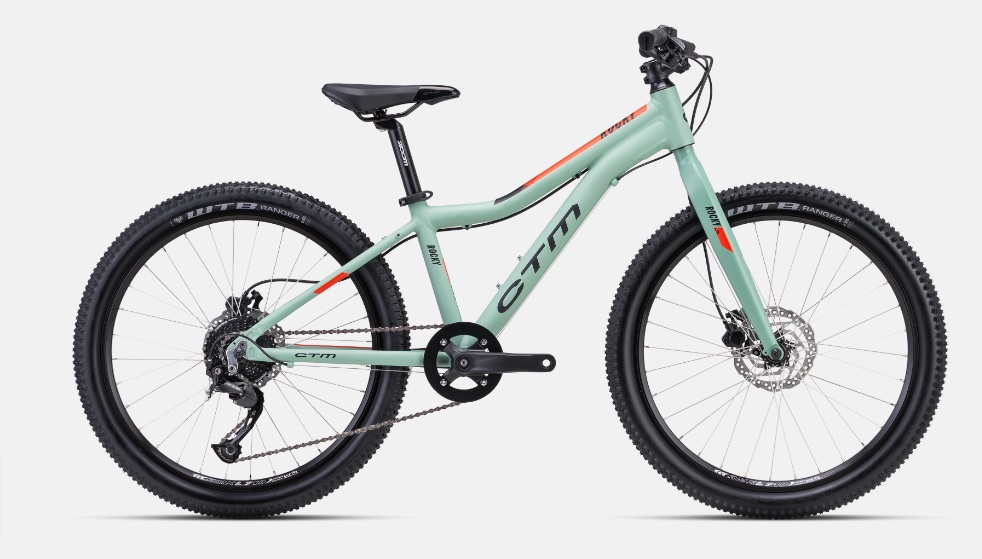 Bērnu velosipēds CTM Rocky 5.0 Cream green 24"