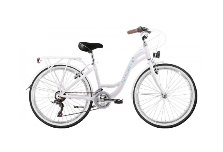 Bērnu velosipēds Romet Panda White/Blue 24 collas