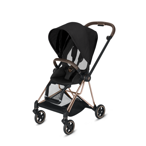 Cybex Mios Stardust Black Plus Pastaigu Bloks