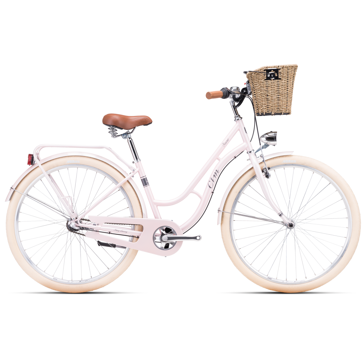 Sieviešu velosipēds CTM Fiore City pink 28"