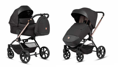 Tutis Gio Plus Nero 135 Bērnu rati 2in1