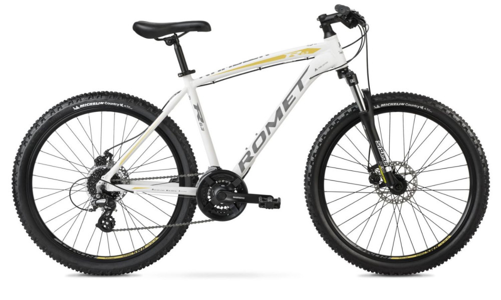 Velosipēds Romet Rambler R6.3 26" 20XL white/gold