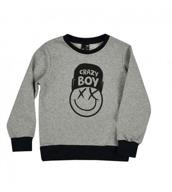 Blūze CRAZY BOY grey 104 cm (7814)