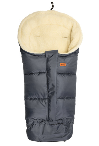 Guļammaiss COMBI WOOL 3in1 graphite (sillo-8477)