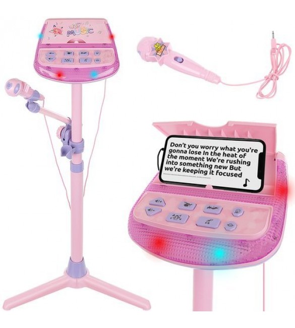 Mikrofons KARAOKE uz statīva 11472-izpārdošana