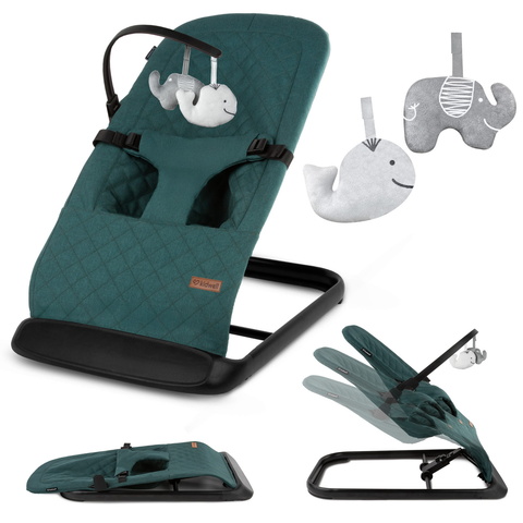 Šūpuļkrēsliņš Kidwell LARO green/black