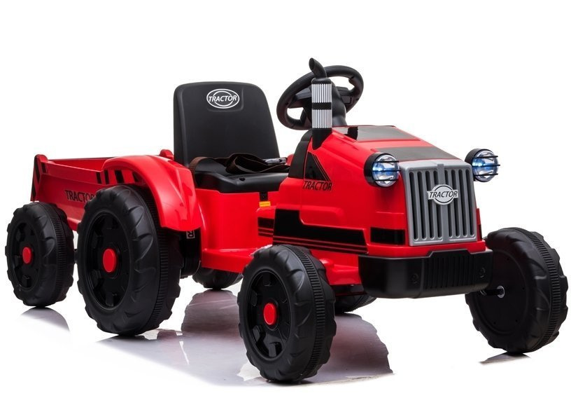 Bērnu elektriskais traktors ar piekabi CH9959 Red