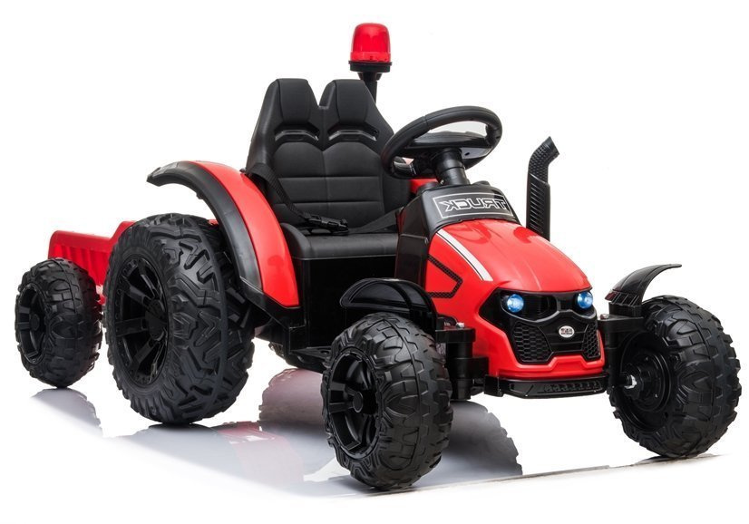 Bērnu elektriskais traktors ar piekabi HZB-200 Red