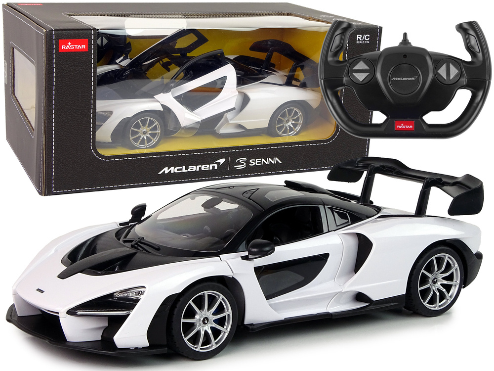Car R/C McLaren Senna Rastar 1:14 White with Remote Control