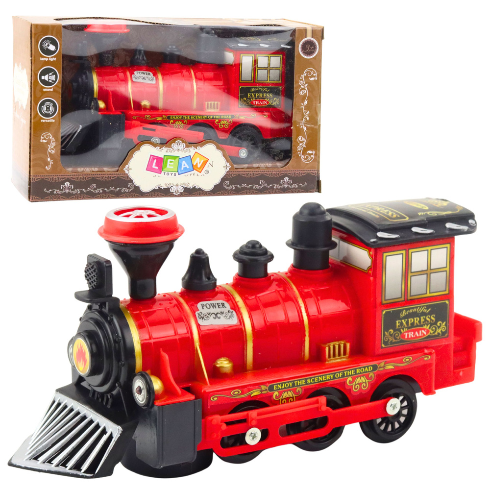 Classic Electric Locomotive Lights Sounds Red