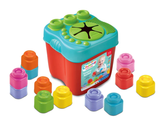 Clemmy Sensory Basket Shape Sorter with Blocks Clementoni 17807