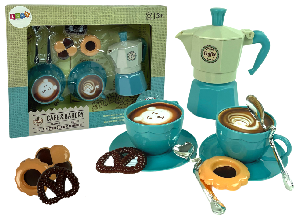Coffee Cake Set Blue