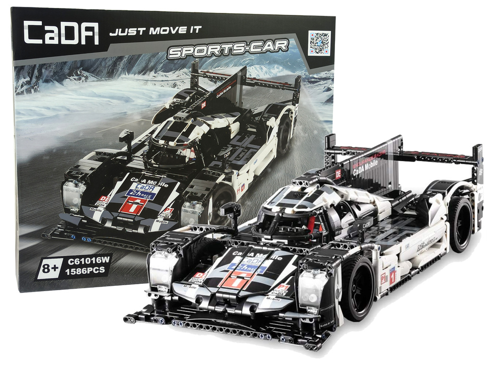Construction Blocks Racing Car Remotely Controlled 1586 elements