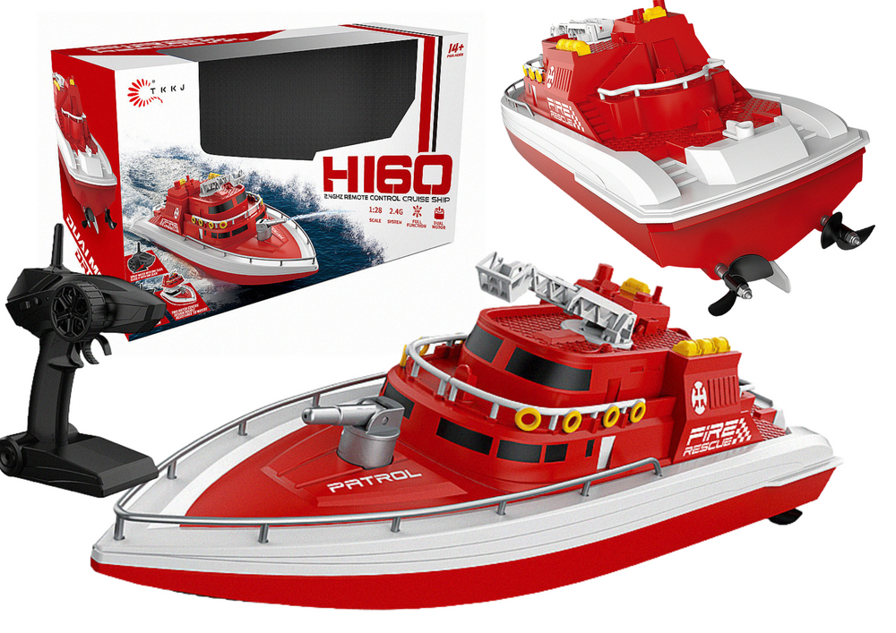 Tālvadāma R/C laiva HI60 Red
