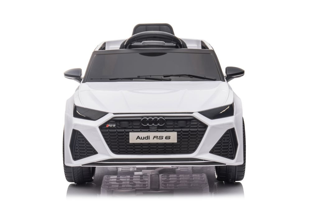 Vienvietīgs elektromobilis Audi RS6 BRD-2118 White