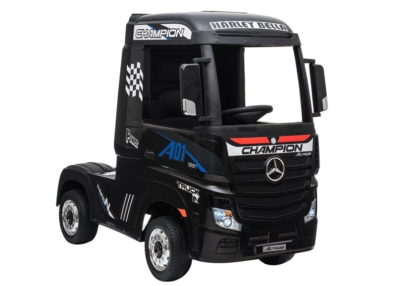 Bērnu elektroauto Mercedes Actros Black