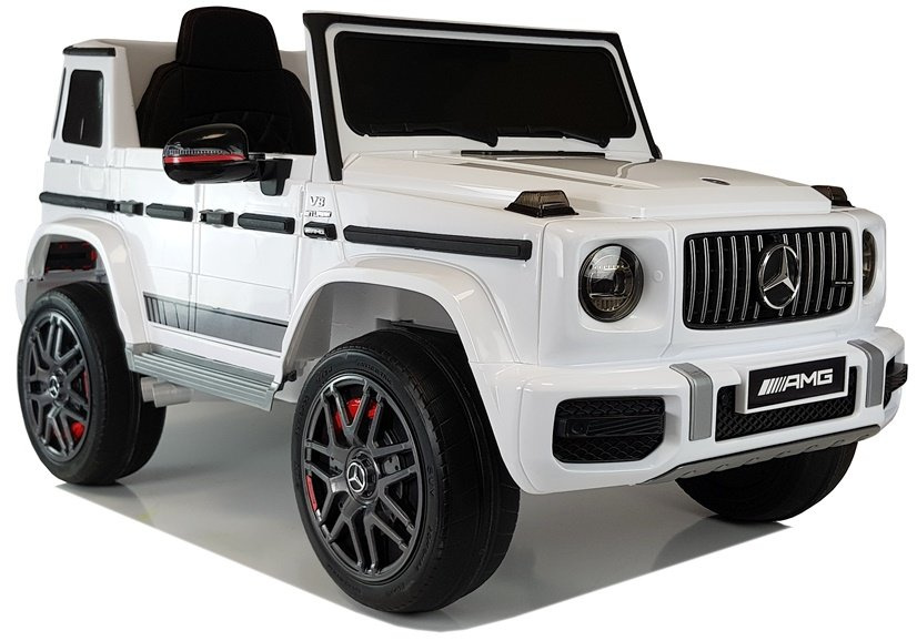 Vienvietīgs elektromobilis Mercedes G63 White